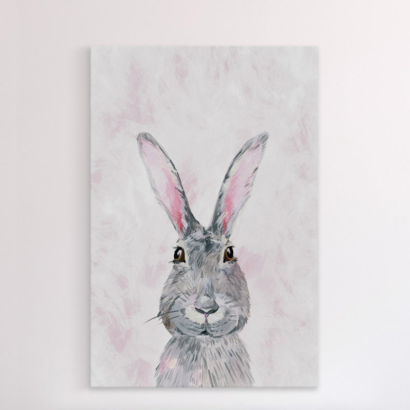 « happy lapin ii », art sur toile Bewildered Rabbits, H 30 po x l 20 po x P 1,5 po