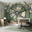 Papier peint amovible vert Mute-797662262-797662256