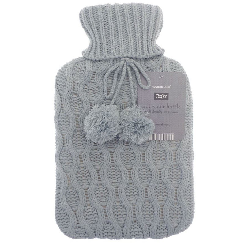 Country Club 2000ml Rubber Slim Water Bottle, Grey