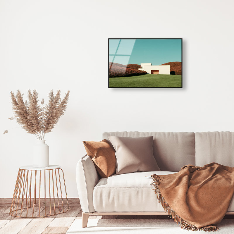 Surreal Architecture High-Gloss Frameless Acrylic Glass Wall Art Landscape & Nature Print by Oliver Gal, Ready to Hang, 15 x 10
