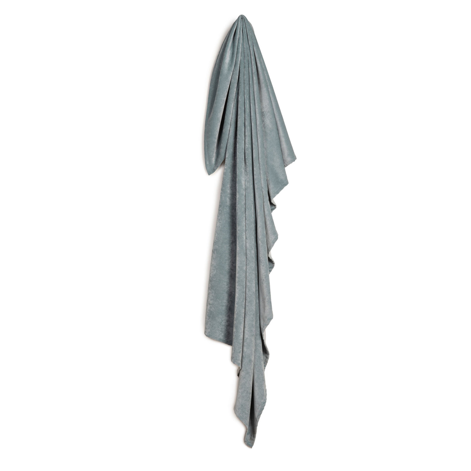 Chambliss Hemmed Throw Blanket, Full/Double, Light Blue
