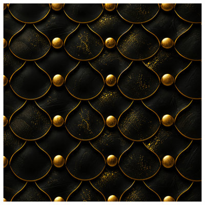 Édredon noir doré