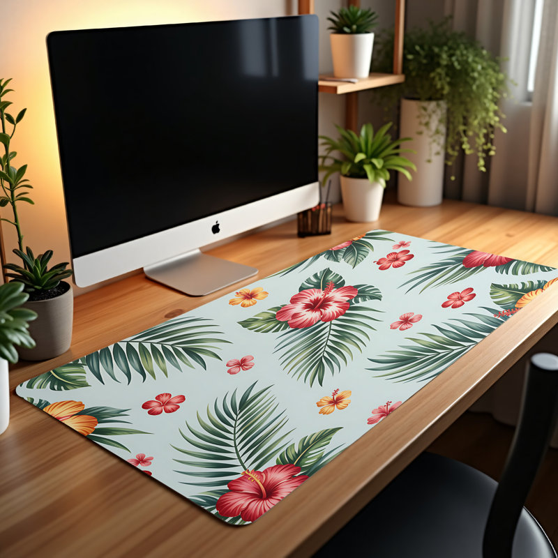 Polyester Desk Pad, 14.4x12.1