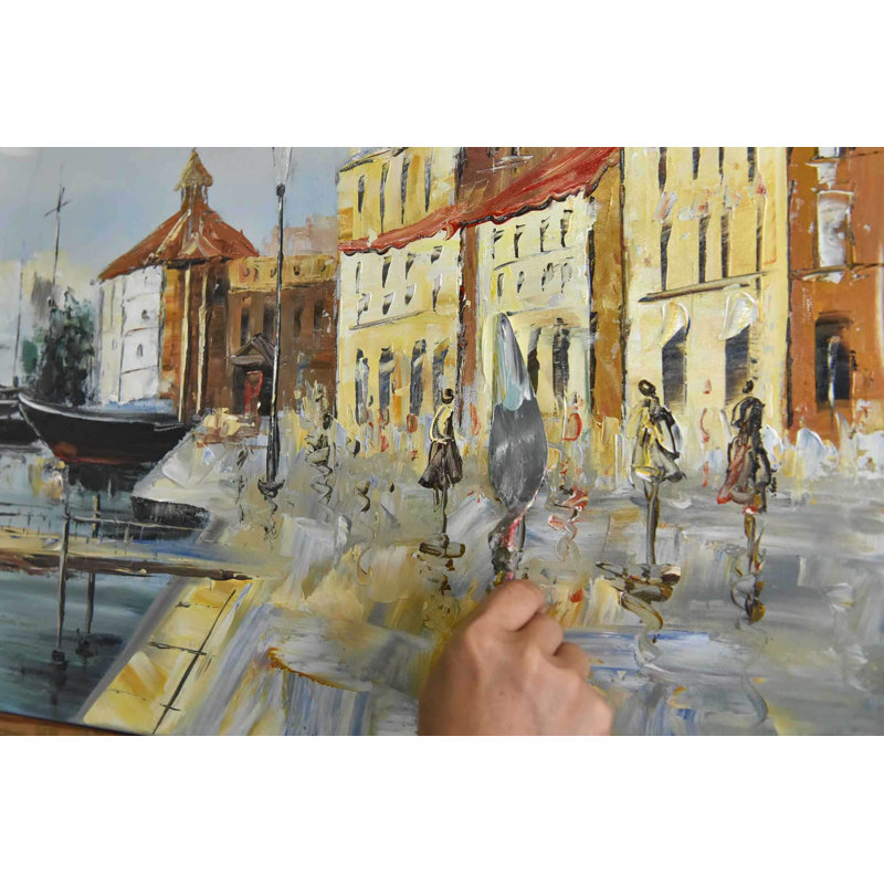 Acrylic Painting My Dream Of Venice