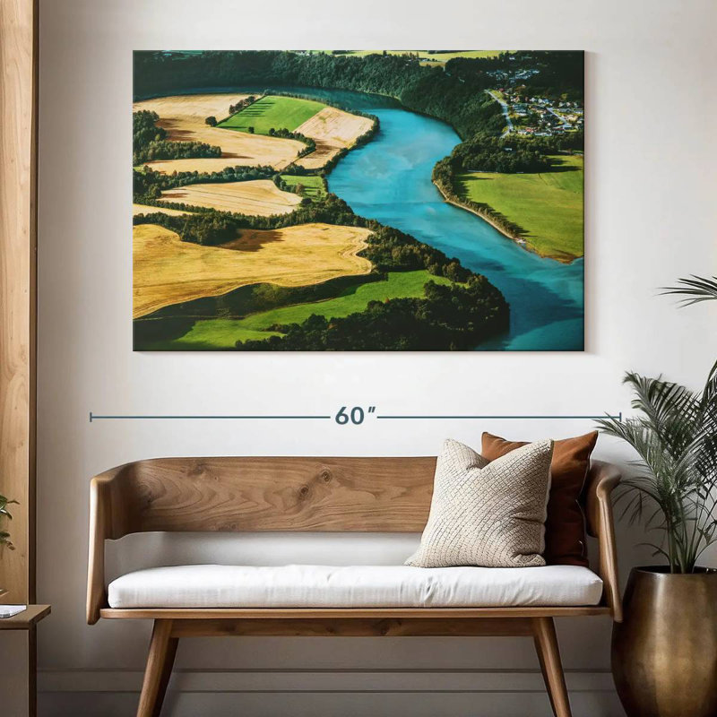 Alvord Norway Farm Landscape, 34" H x 51" W