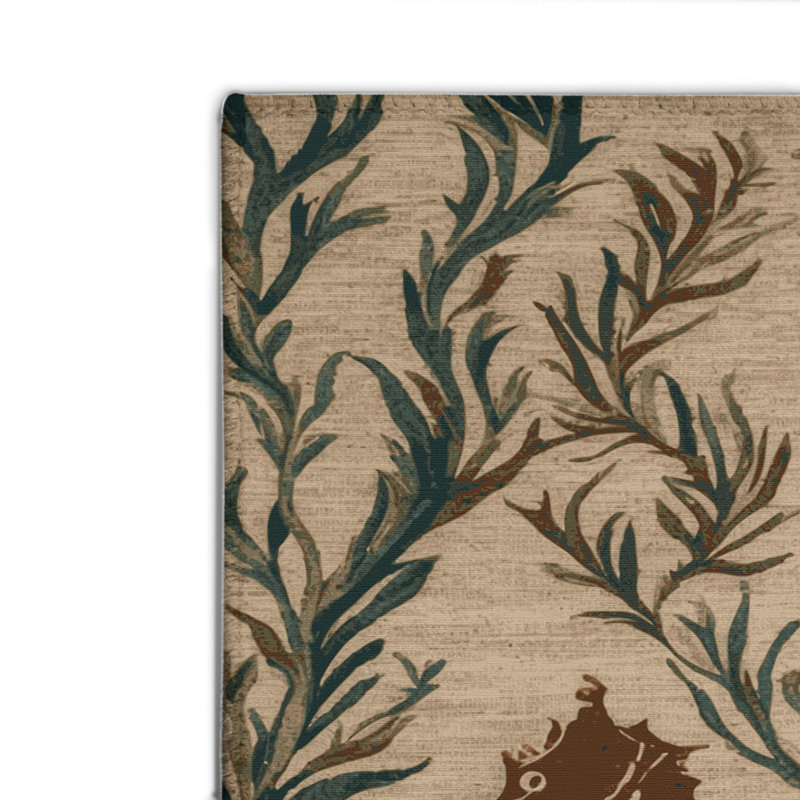 Tapis d'intérieur et d'extérieur brun Nature, Rectangulaire 2 pi x 3 pi