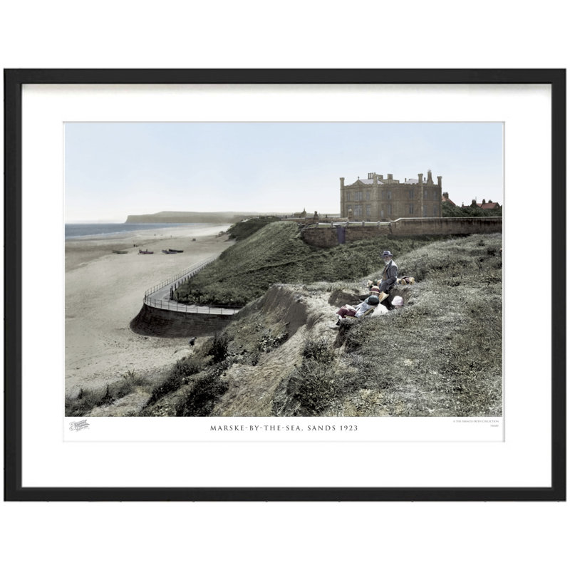 Marske By The Sea, Sands 1923 - Single Picture Frame Print, 45cm H x 60cm W x 2.3cm D