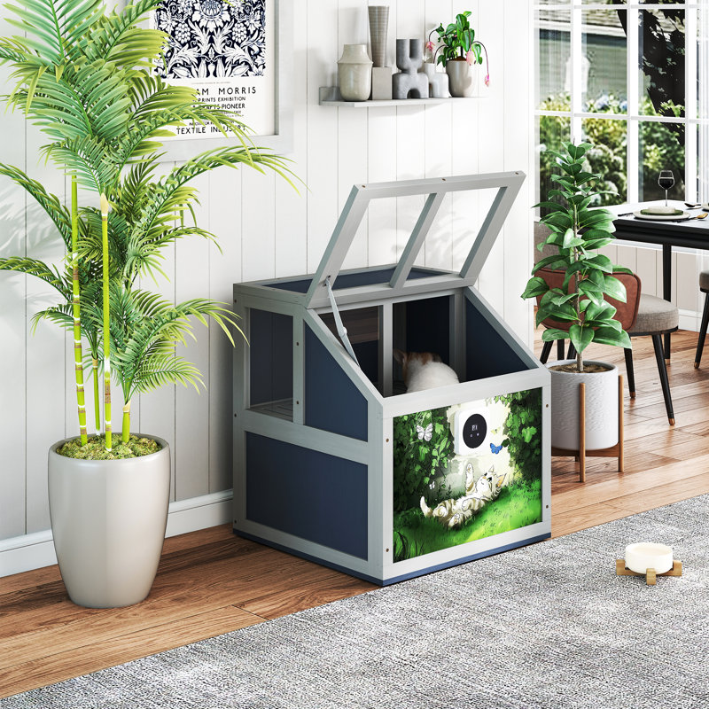 Enceinte de litière pour chat Coziwow