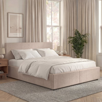 Enya Upholstered Ottoman Bed, UKFR Certified