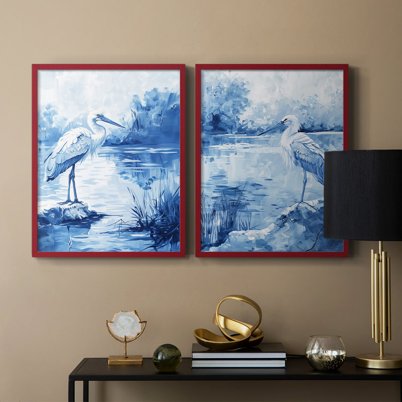 ANIMALS Series XCVIII - Reproduction encadrée de qualité supérieure - prête à être accrochée - aucun clou requis - aucun clou requis