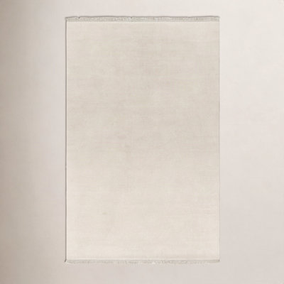 Clio Hand-Loomed Gray Wool Rug