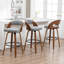 Ensemble de 3 tabourets de bar et de comptoir pivotants en cuir Jacobus-1383300308-1383441934