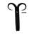 Scroll Wrought Iron Wall Mounted Robe Hook