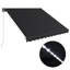 Auvent de terrasse manuel rétractable anthracite-113006870