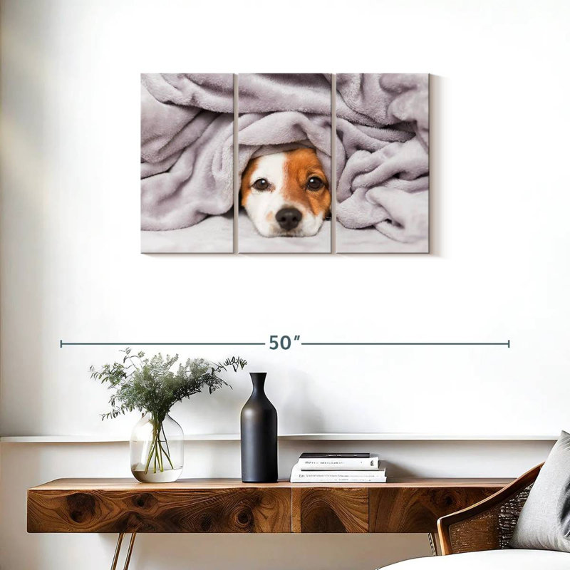 Brampt Blanket Bundled Dog, 20" H x 33" W