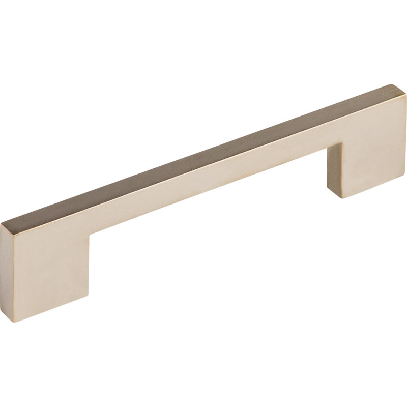 Linear 12" Center to Center Bar pull, Polished Nickel, 5" Center to Center