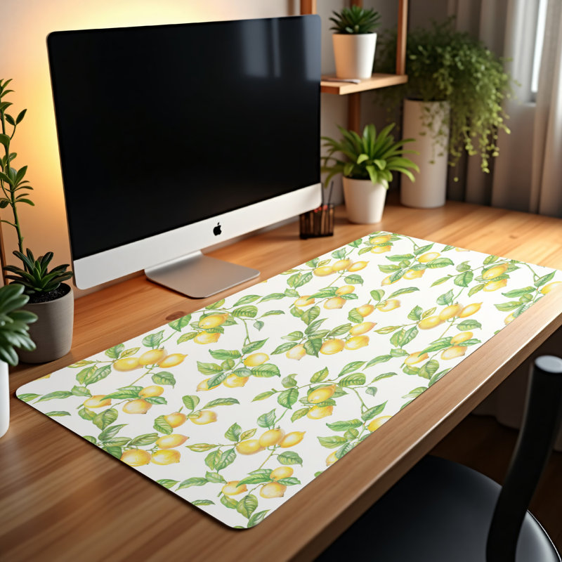 Polyester Desk Pad, 14.4x12.1