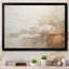 «Beige and Brown Paint Fusion», peinture abstraite sur toile-433741628-457655372-457655370