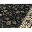 Tapis noir et ivoire de haute qualité noué à la main