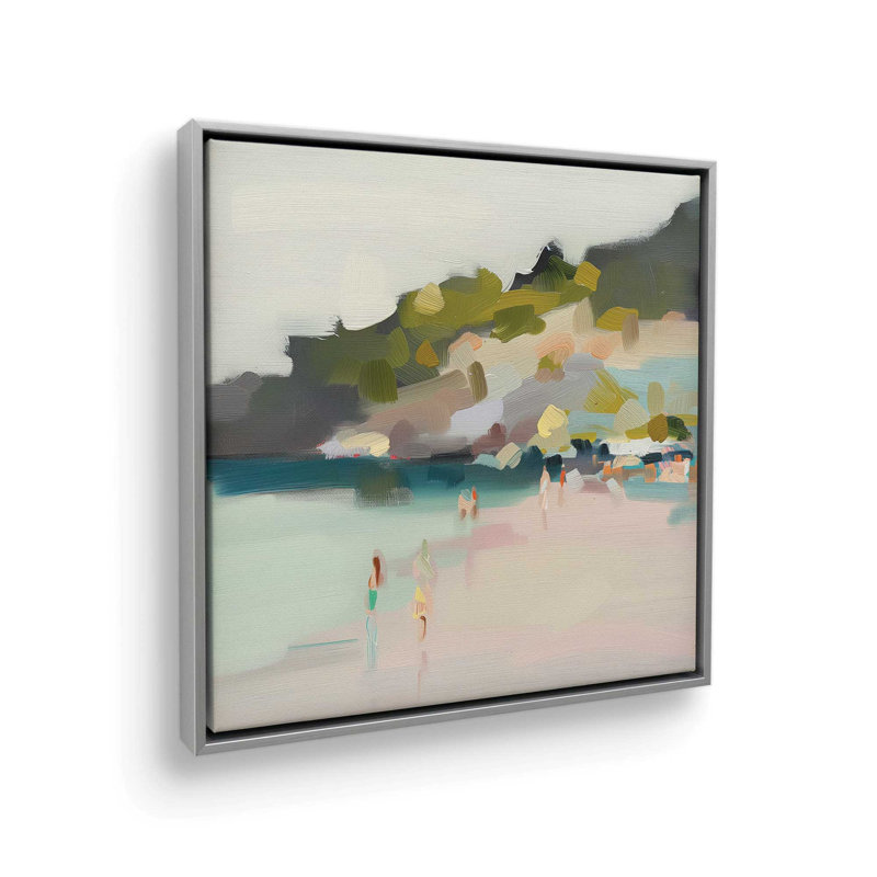 «Sandy Spectrum V2 (Square)», reproduction d'art encadrée sur toile par Azure Artisanal Studio, H 14 po x l 14 po x P 1,75 po