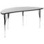 Ensemble de table d'activités pliable en stratifié ovale avec chaises 16 po Goddard-53749959-53749961