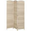 Paravent pliable à 3 panneaux, 1,83 m de hauteur, en bois, chêne blanchi, pour bureau à domicile.-542495408-542495410