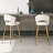 Kristyn Upholstered Counter Stool with Metal Frame-1947774181