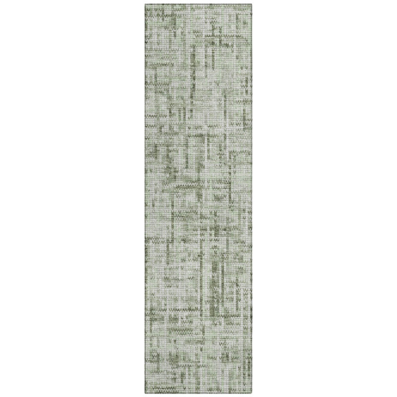 Tapis intérieur / extérieur lavable à la machine Bernadette ACN2130, Tapis de couloir 2 pi 3 po x 7 pi 6 po