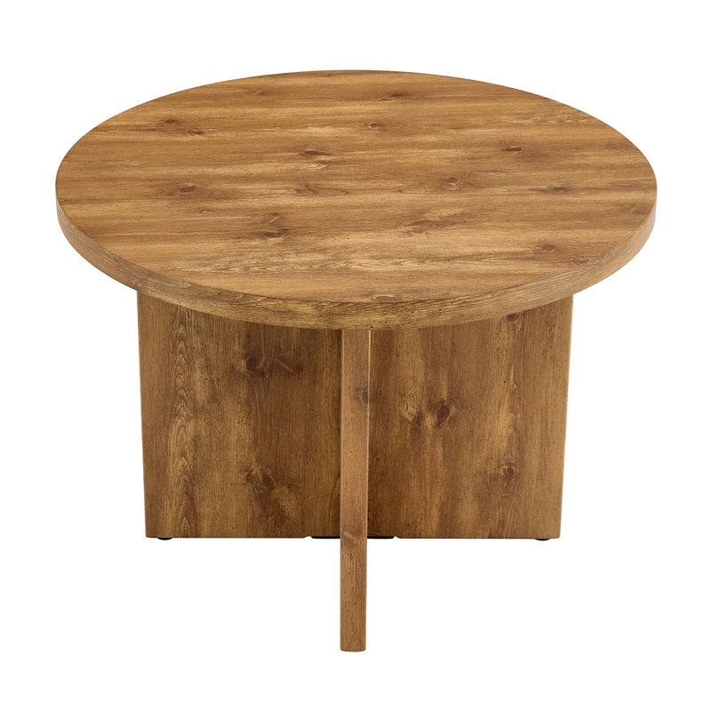 Table de salle à manger ronde pour 4-6, table de cuisine moderne de 42 pouces