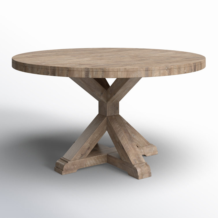 Bianca Round Solid Wood Dining Table