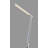 Aiza 61.5'' Silver LED Task Floor Lamp