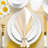 Set of Gold Coloured Napkin Rings in Dragon Fly Shape for Elegant Kitchen and Dinner Table Settings