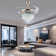 42" Crystal Ceiling Fan With Light 6 Speeds  LED Kits Included