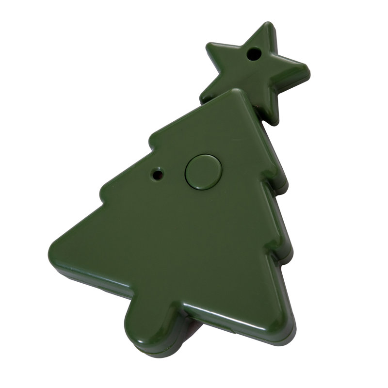 9' H Lighted Artificial Pine Christmas Tree