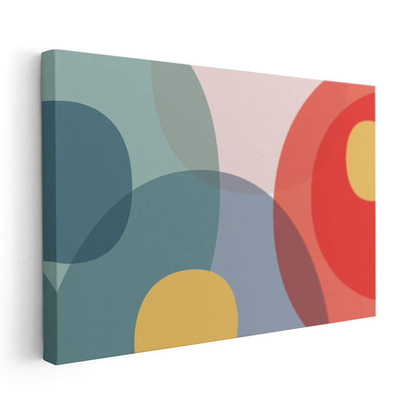«Happy Colors 2», reproduction d'art sur toile, H 24 po x l 36 po