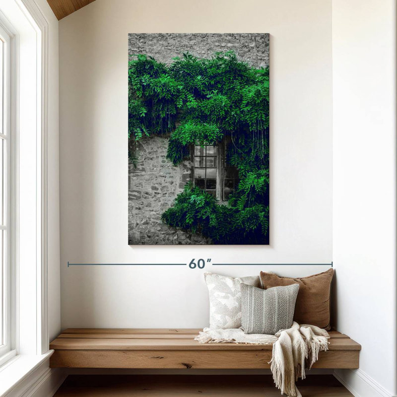 Lilie Botanical Window, 48" H x 32" W