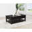 Hayu 2-Drawer Rectangular Coffee Table Distressed Java