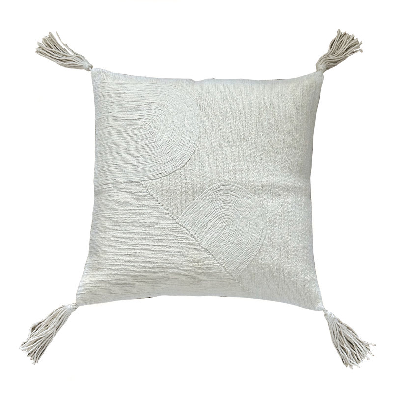 Coastal Breeze Dune Pillow Cover & Insert, Ivory