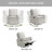 Uptown Upholstered Glider Recliner - Sand-70749568