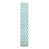 Blanc / bleu sarcelle