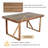 High-Quality Acacia Wood Outdoor Table and Chair Set for Patio, Balcony & Backyard-1784747503