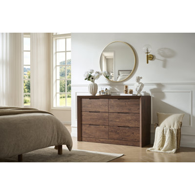 Commode 6 tiroirs avec rangement spacieux