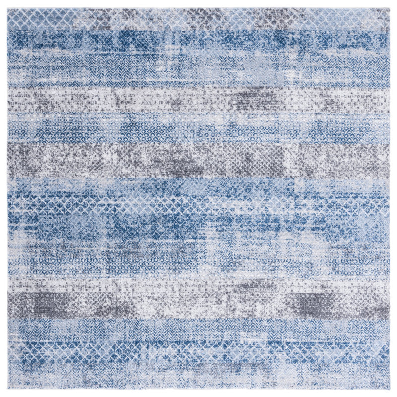 Amelia 700 Performance Geometric Rug, Square 6'7"