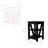 Side Table Rossville, Living Room, Black-772037857