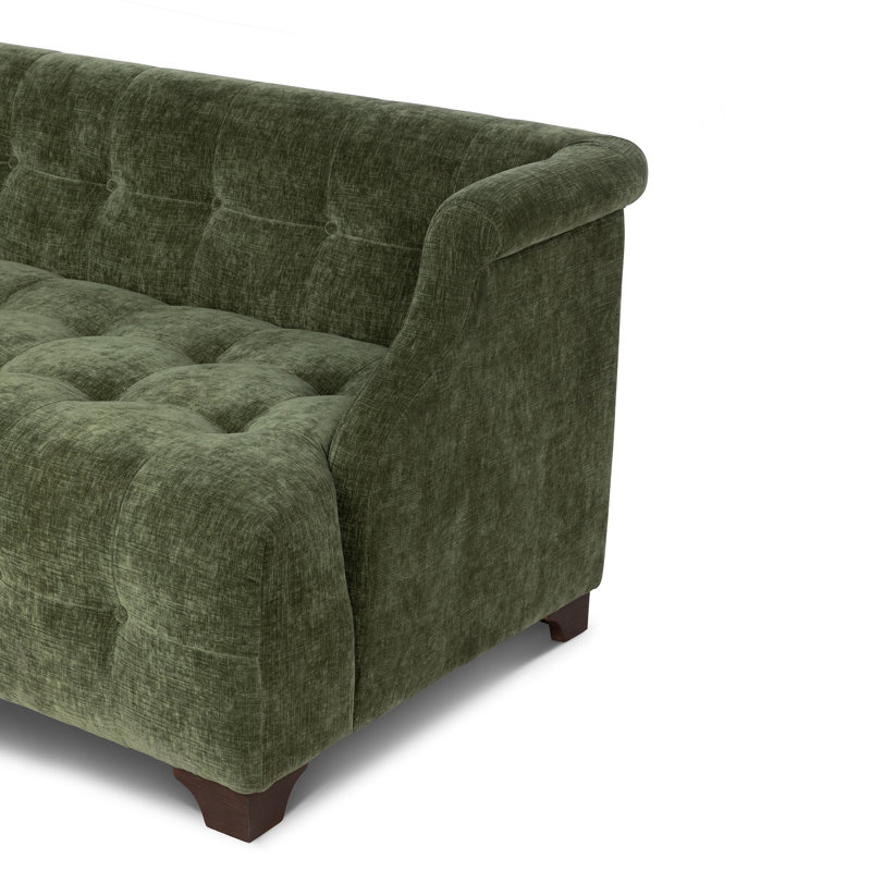 Scroll Arm Sofa, Moss