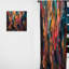 Random Swirls Abstract - Rideau abstrait - Velours obscurcissant - 1 panneau-107583883