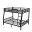 Metal Bunk Bed With Ladder And Slats Support Teens