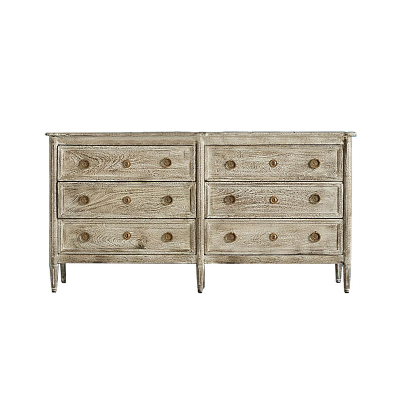 Classical Simple Practical Accent Cabinet 61.1'' Sideboard, Beige