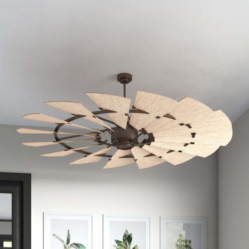 Ventilateur de plafond 72 pales 72 pouces Mercado, Bronze huilé