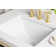 Memoirs® Vitreous China Rectangular Undermount Bathroom Sink with Overflow